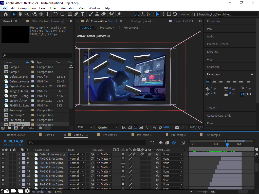 I will create stunning motion graphics and 3d animation to elevate your project